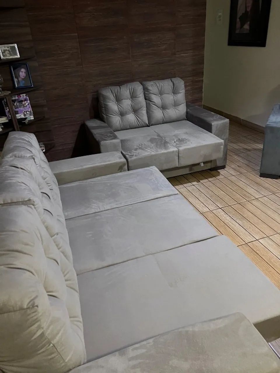 JOGO 3 e 2 ASSENTOS RETRÁTIL SOFA COMPLETO NOVO , (DIRETO DA FÁBRICA)