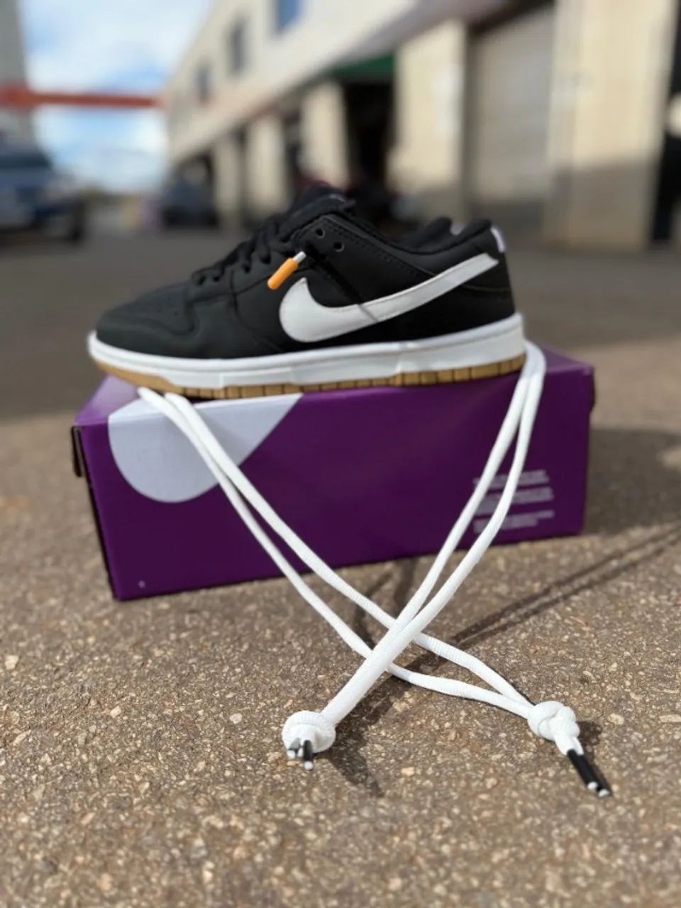 Tênis Nike Sb Dunk Linha Prime Black Gum Masculino - Foto 2