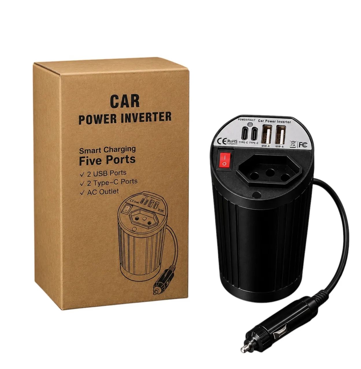 INVERSOR AUTOMOTIVO 12V PARA 220V