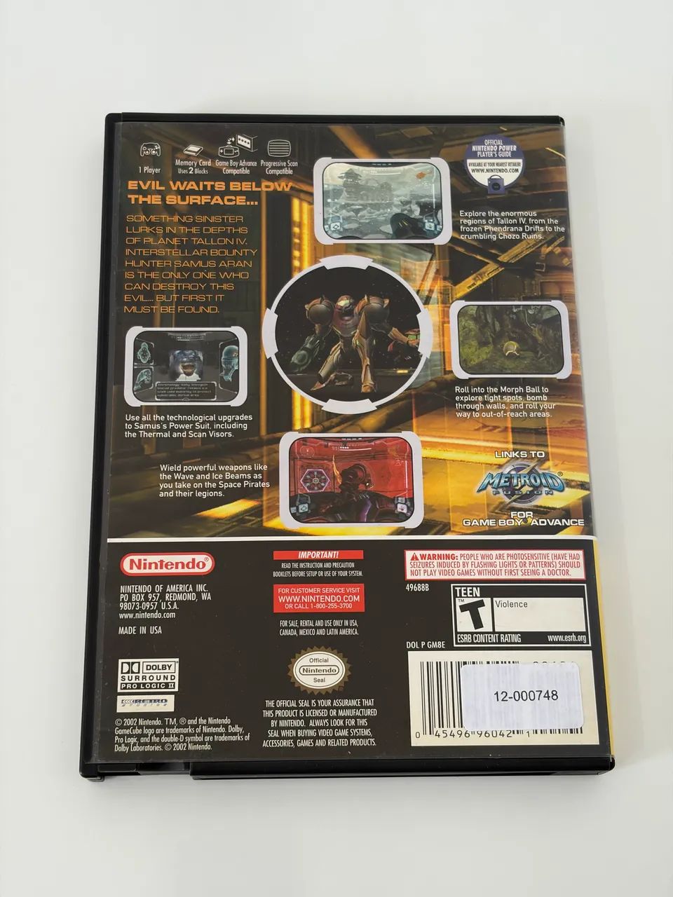 Super Metroid Prime original GameCube  - Foto 4