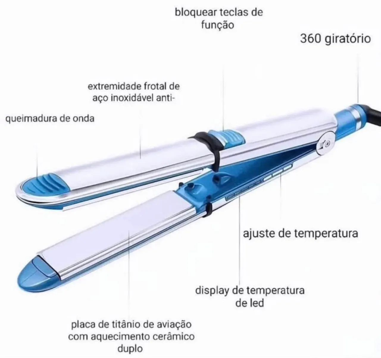 2 em 1 Chapinha + Babyliss  - Foto 3