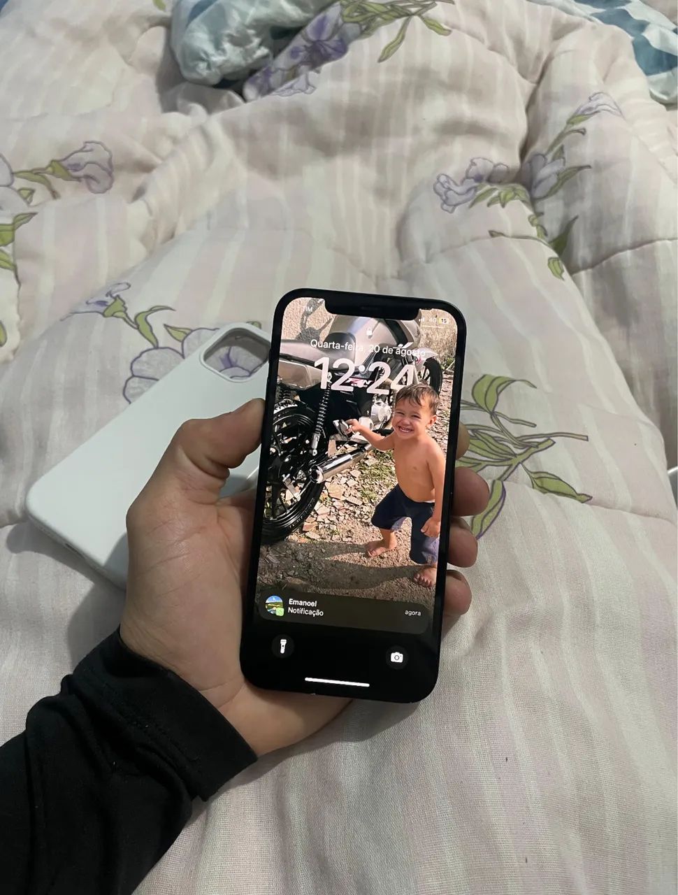 iPhone 12 Preto 128GB | Face ID OK | Tudo Original - Celulares e
