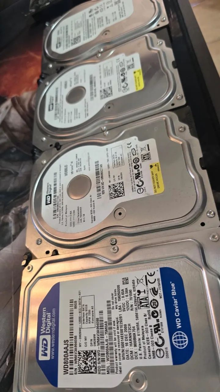 HDs 80Gb Lote de 4x Peças Sata  - Foto 4