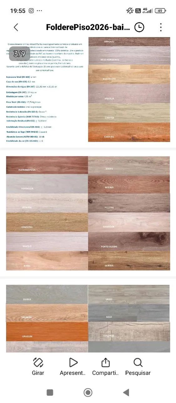 Piso Laminado prime click R$ 149,90<br> - Foto 4