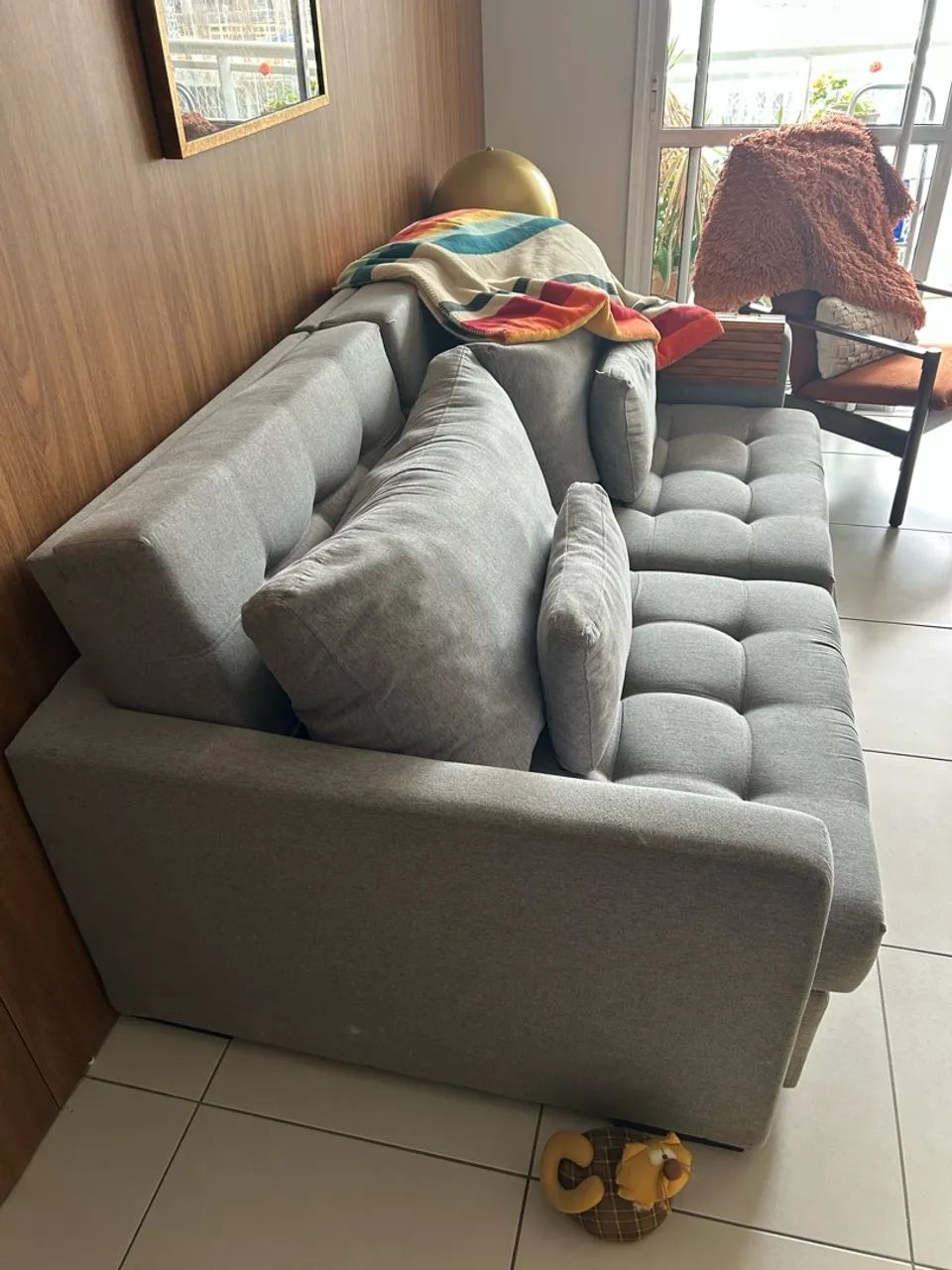 ? Vendo sofá com chaise - Foto 4