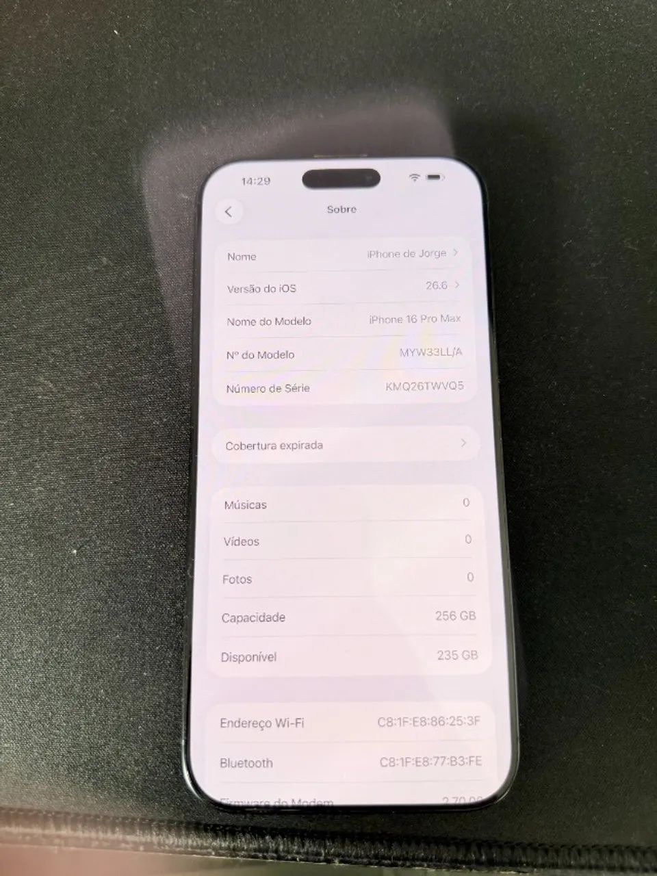 iPhone 16 PRO MAX Preto 256GB - Foto 3
