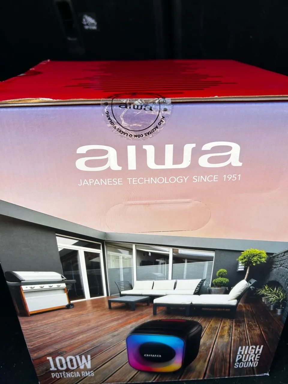 Caixa partybox aiwa  - Foto 2