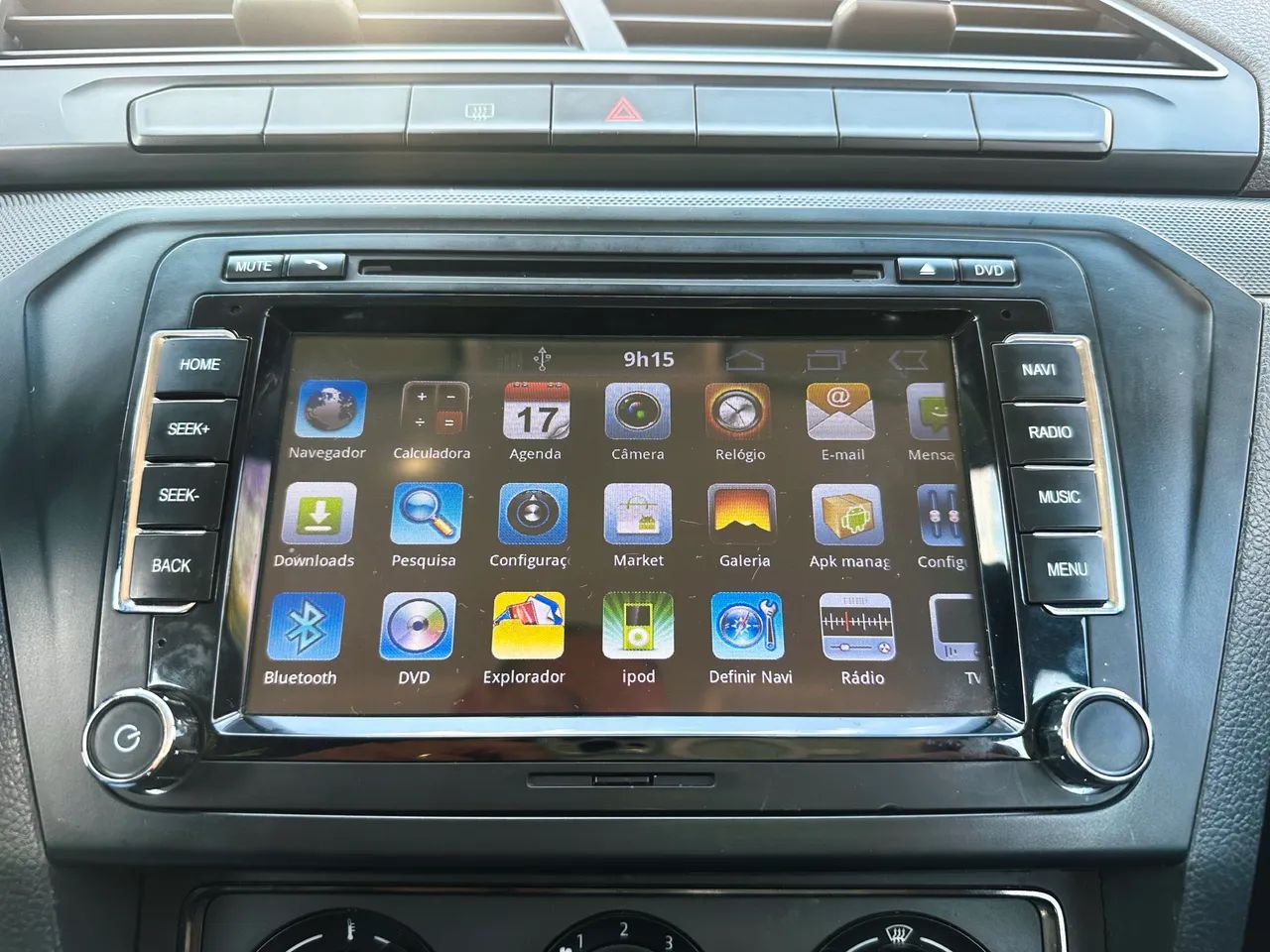 Central multimídia Android Volkswagen. - Foto 3