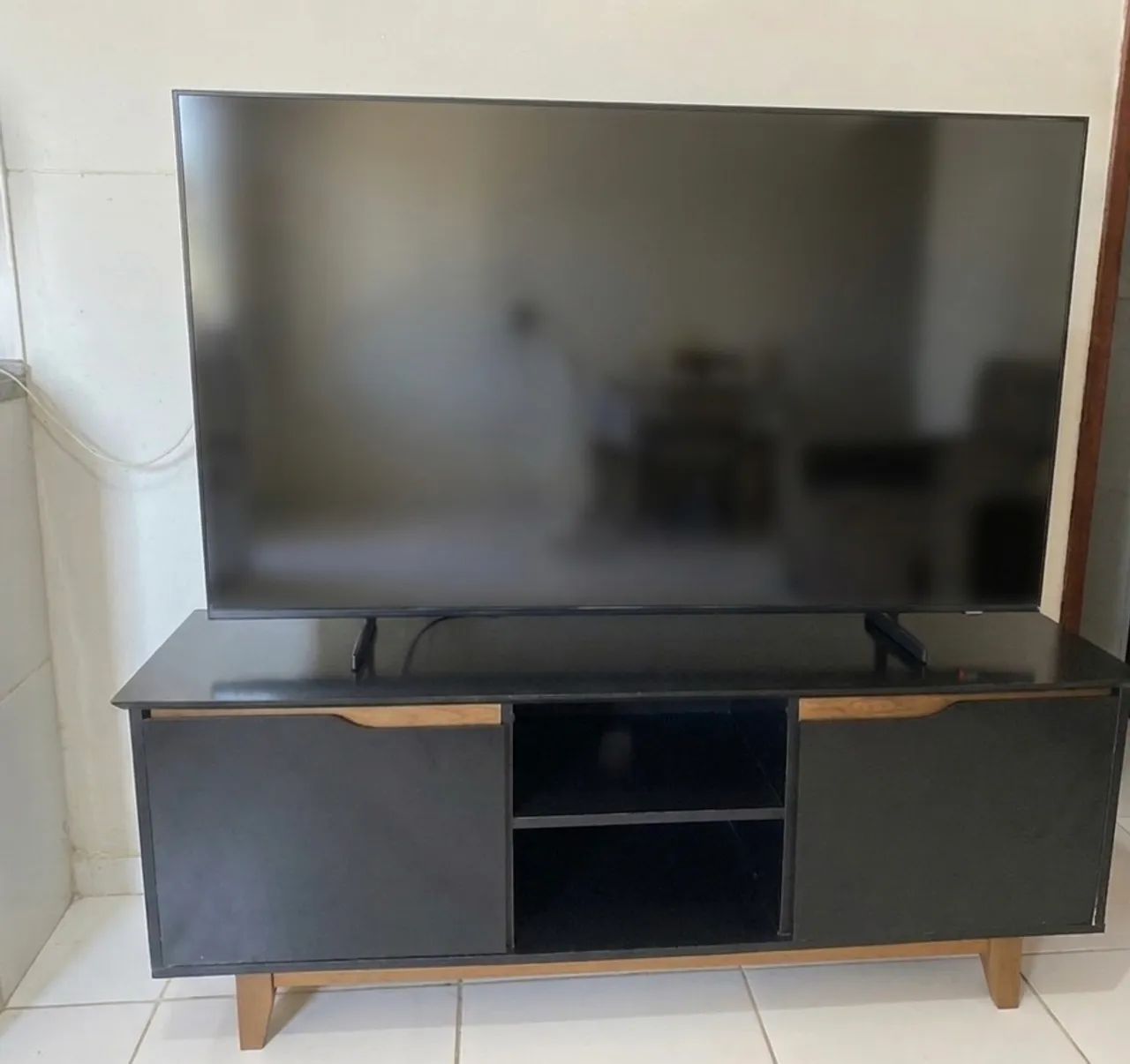 Tv Samsung 55p com rack pra Tv 