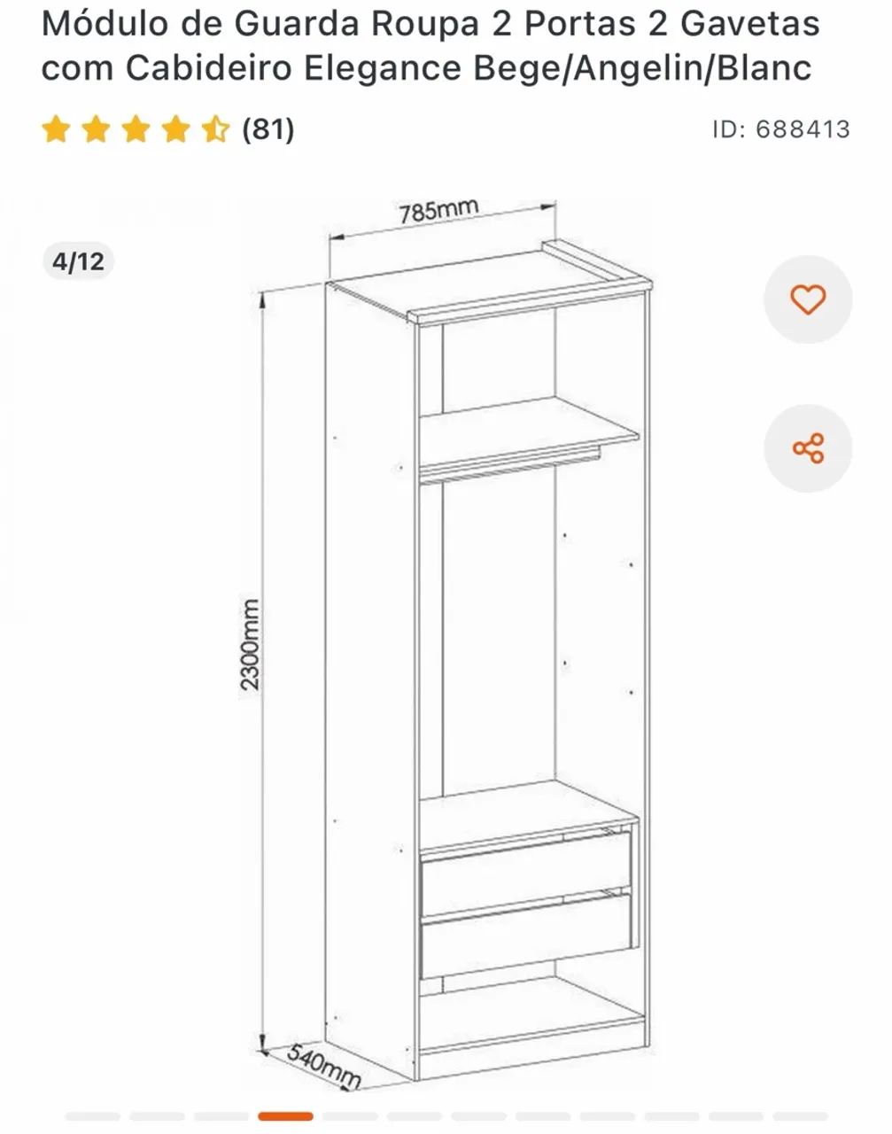 Guarda roupa modular - Foto 5