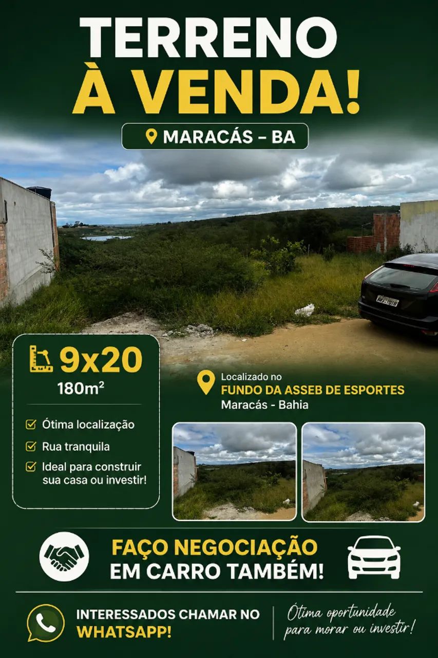 Terreno 9x20 