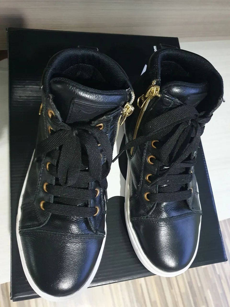 Bota de couro 34/35 - Foto 4