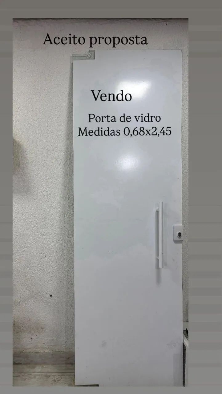 Porta de vidro 