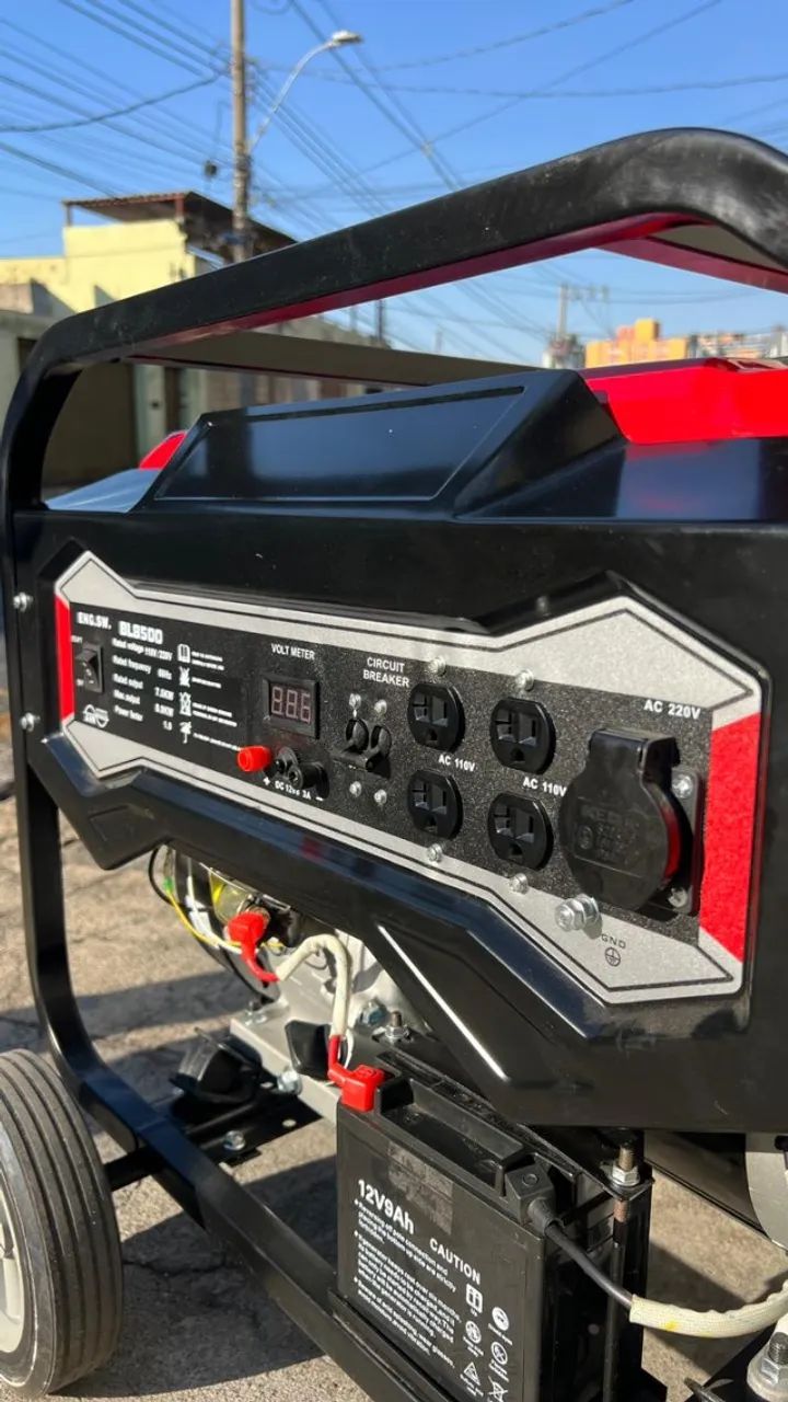 Gerador De Energia À Gasolina 8.000 Kva Eng.sw. Bl8500 - Foto 3