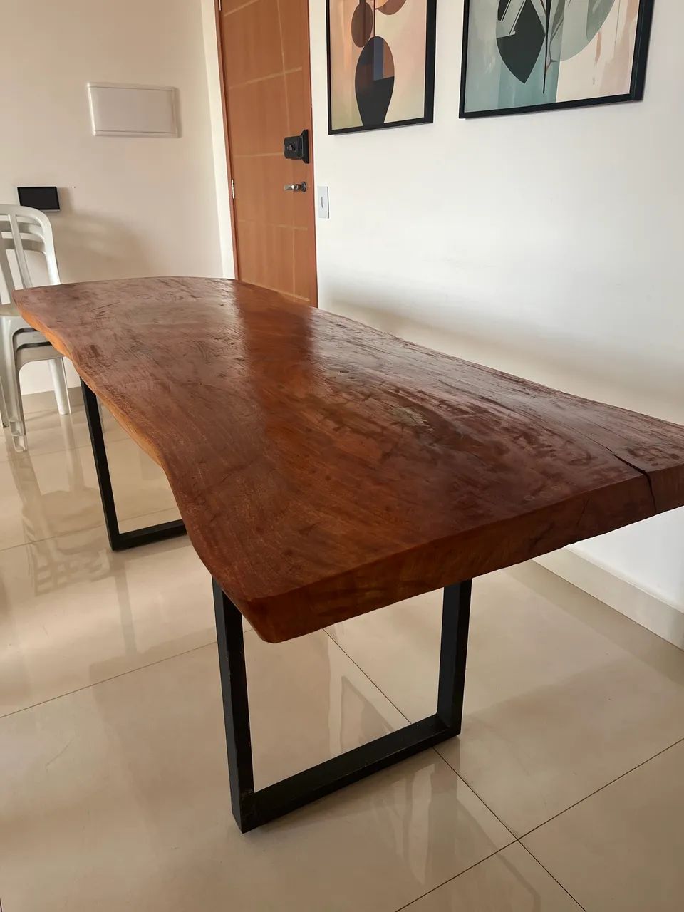 VENDO MESA DE MADEIRA RÚSTICA - Foto 3
