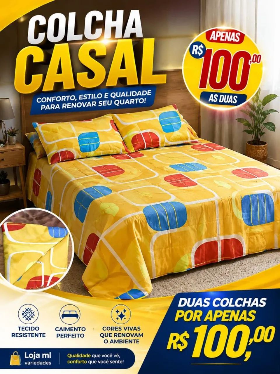 Colchas casal 