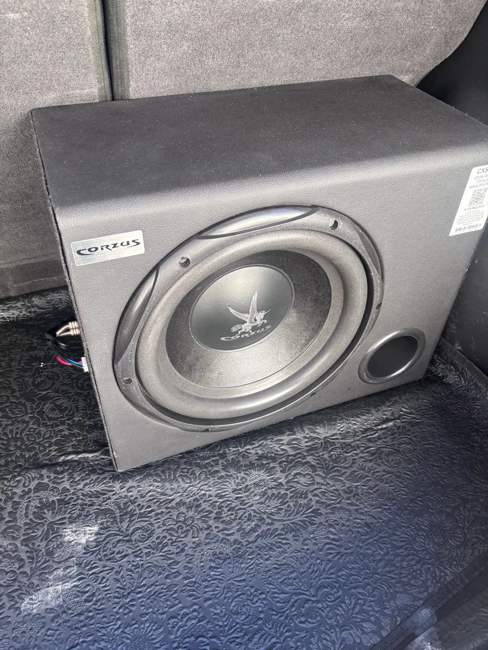 Subwoofer corzus 12 polegadas amplificado 