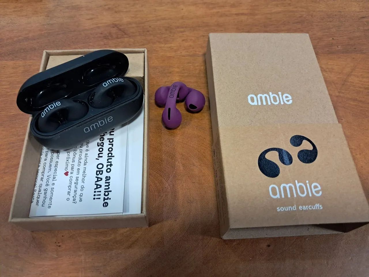 FONE AMBIE BLUETOOTH CONDUÇÃO COCLEAR EXCELENTE