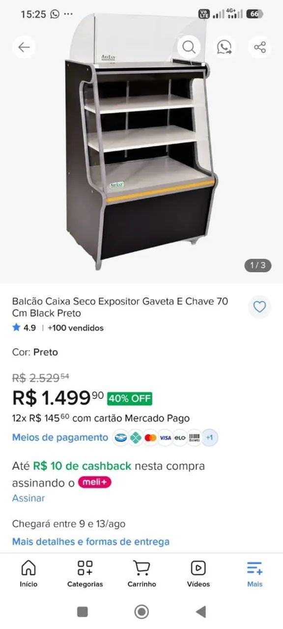Balcão Caixa Seco Expositor  - Foto 4
