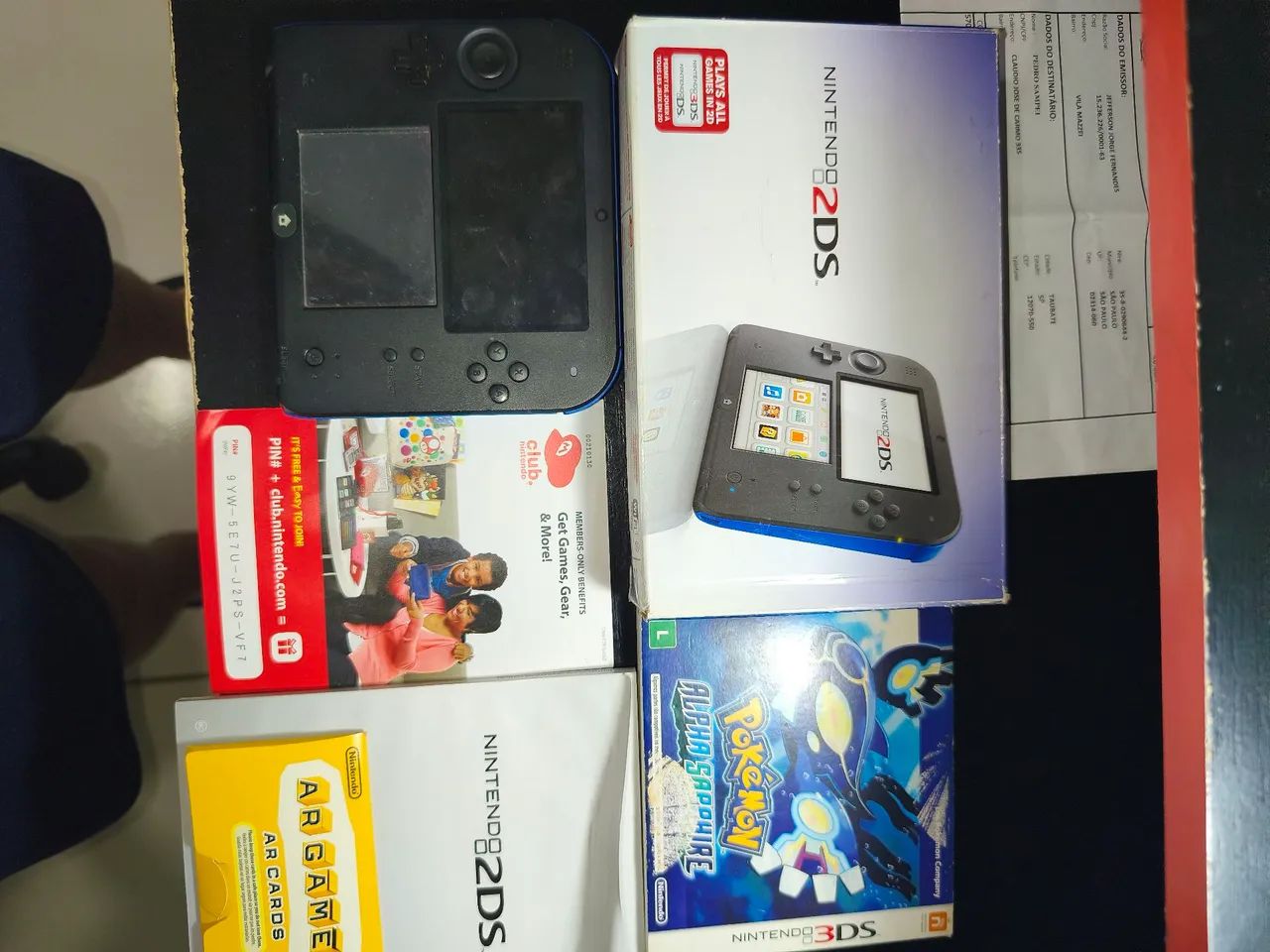 Nintendo 2DS Completo + 3 jogos