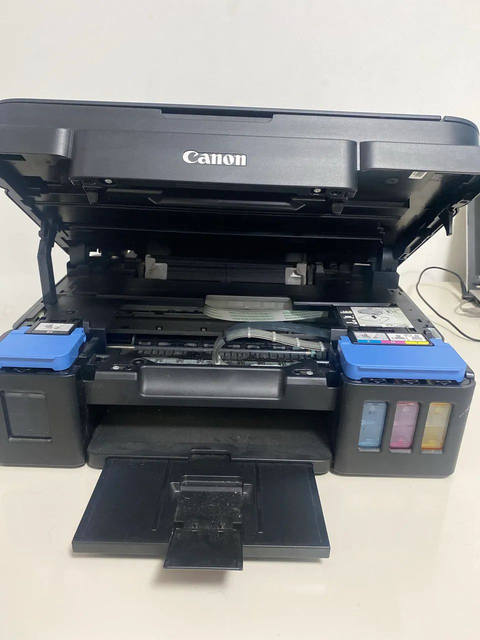 Impressora Multifuncional Canon Mega Tank, Jato de Tinta, Colorida, Wi-Fi, Preto - G3110 - Foto 5