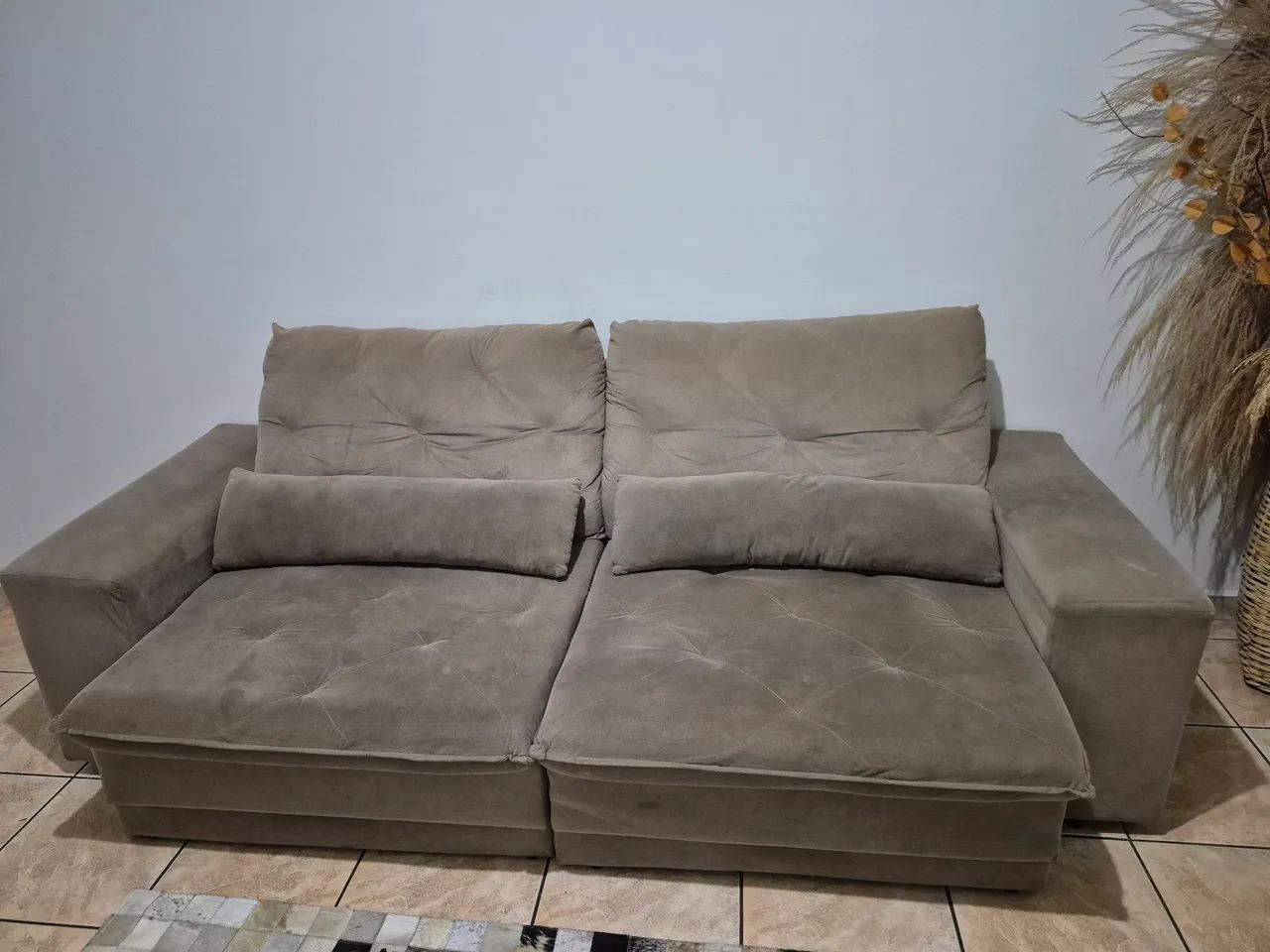 Sofá retrátil 5 lugares
