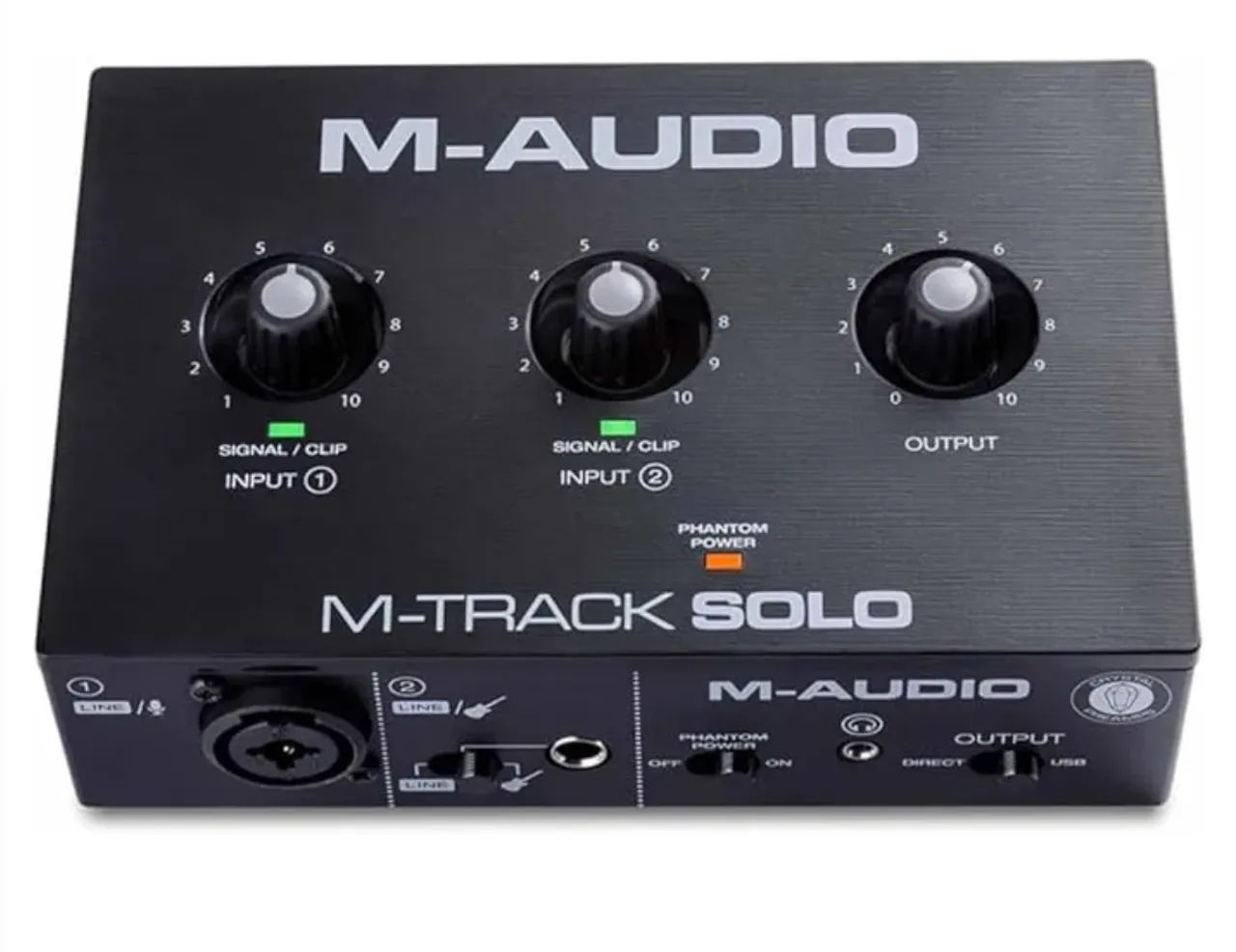 Placa de som M audio track solo 2 zerada - Foto 2