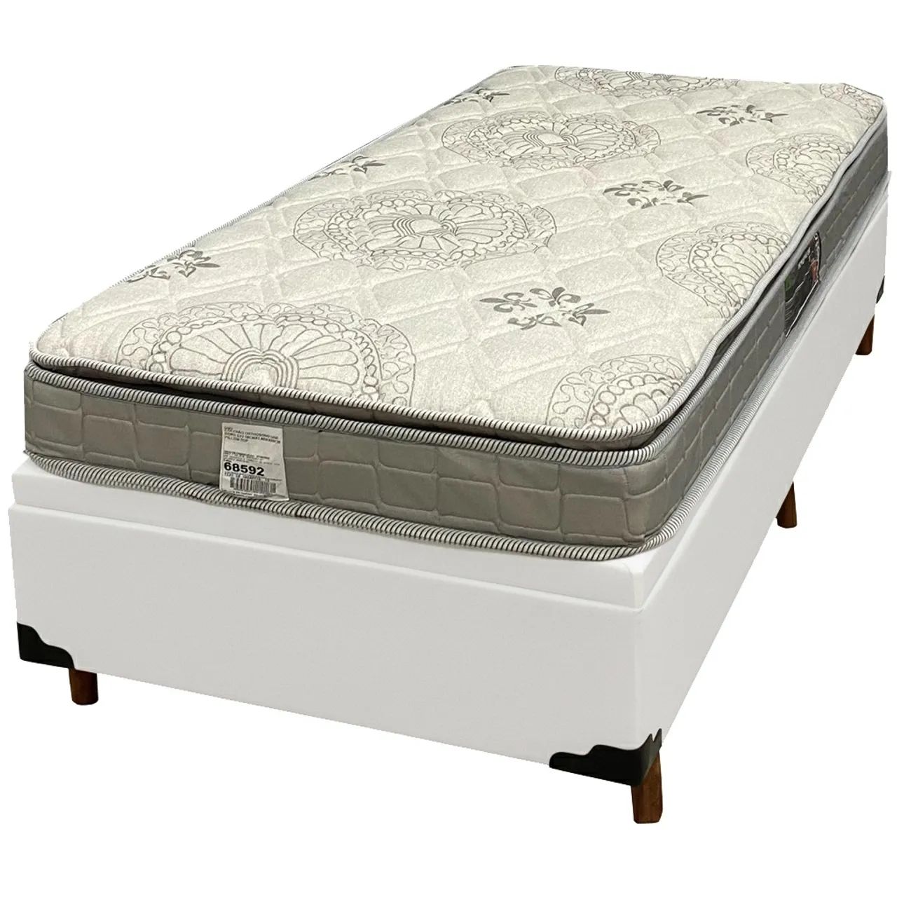 Base Baú com Colchão Orthosono Solteiro D33 One Bord com Pillow / pronta entrega  - Foto 2