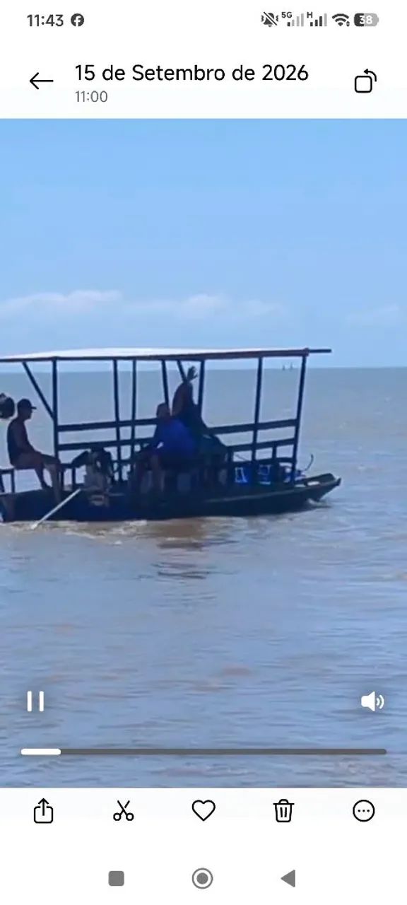 Jangada com motor 13,5 Hp diesel  - Foto 2