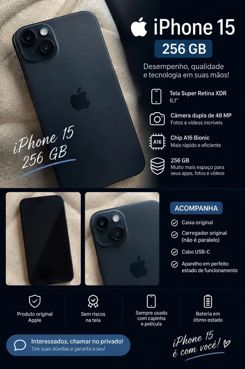 Celular iPhone 15