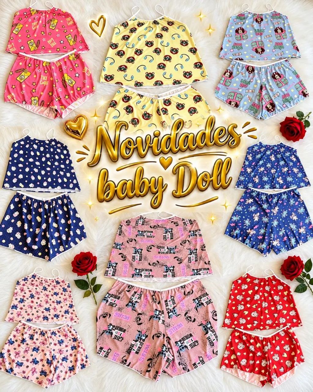 Vendo baby Doll estampados 