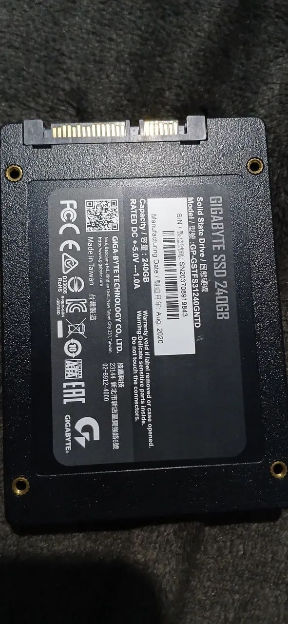 SSD GIGABYTE 240GB - Foto 2