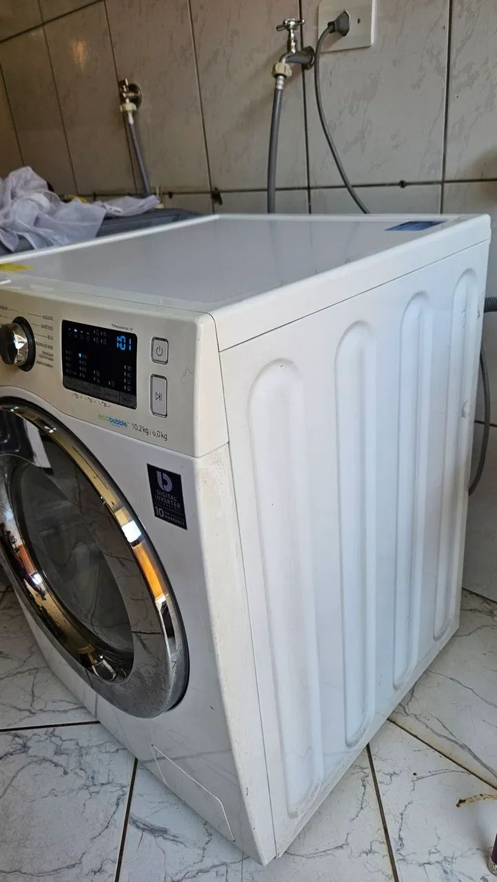 Samsung Lava e Seca 10kg Ecobubble - Foto 4
