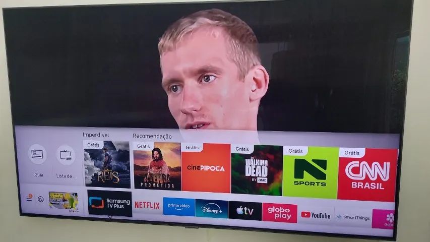 TV QLED 55 SMART 4K QN55Q80RAG (Com defeito)