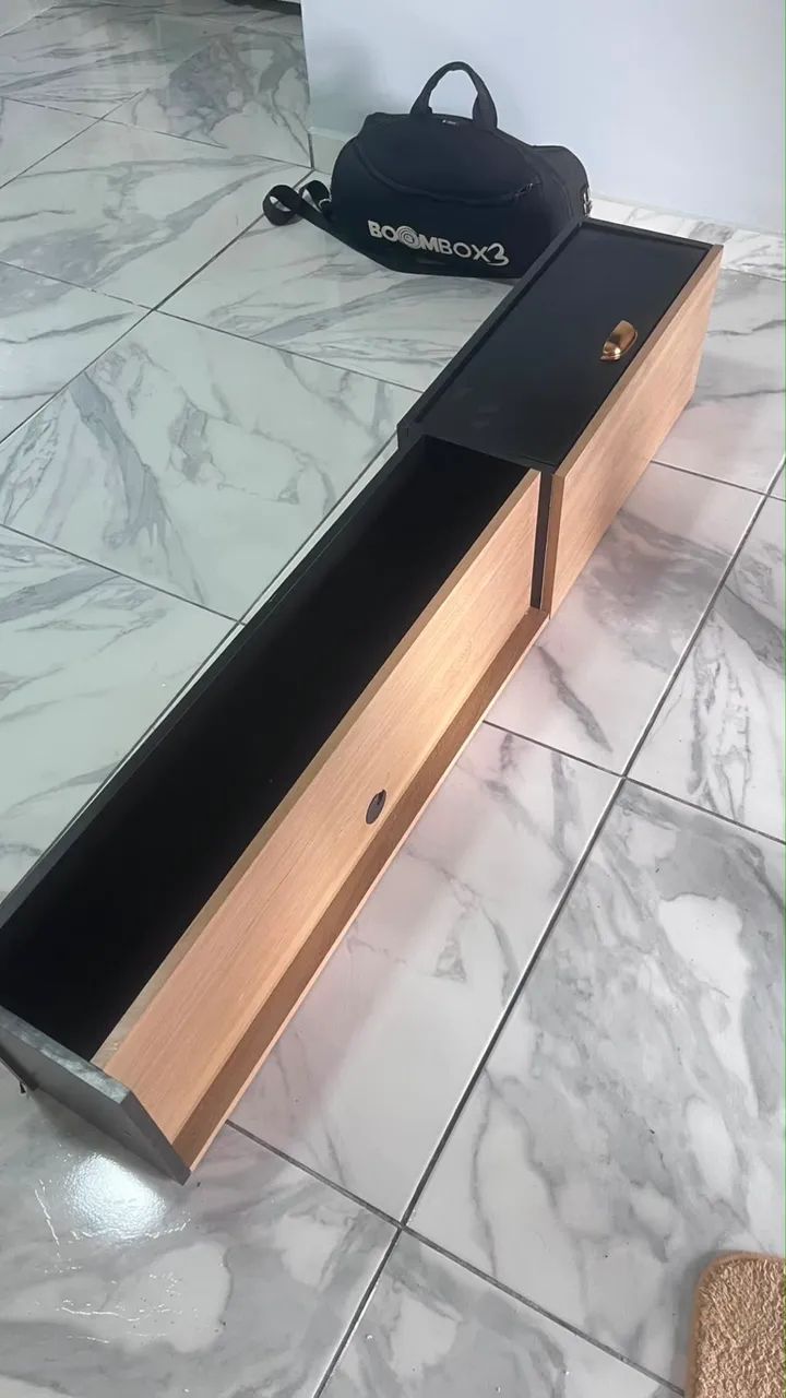 Rack de parede para tv de 50 polegadas  - Foto 4