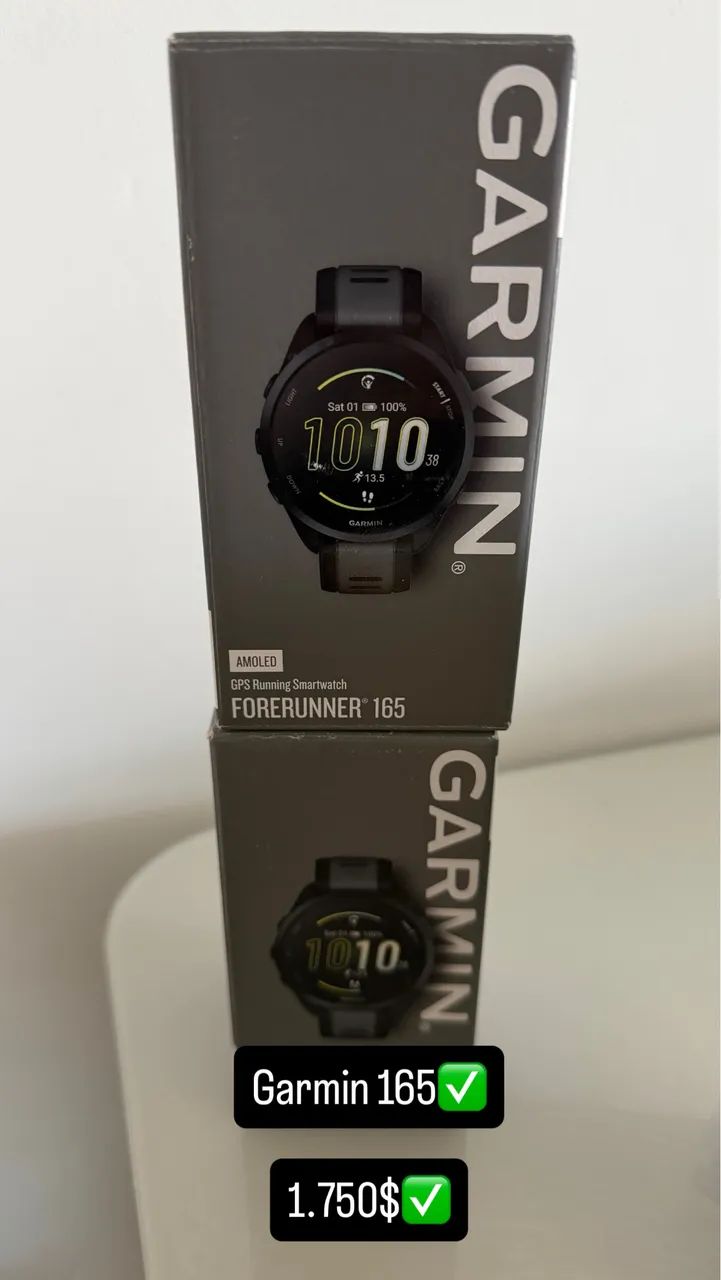 Relógio garmin 165 