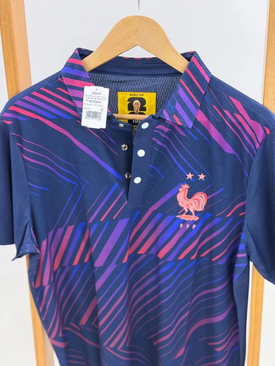 Camisa polo França 2026 - Foto 2