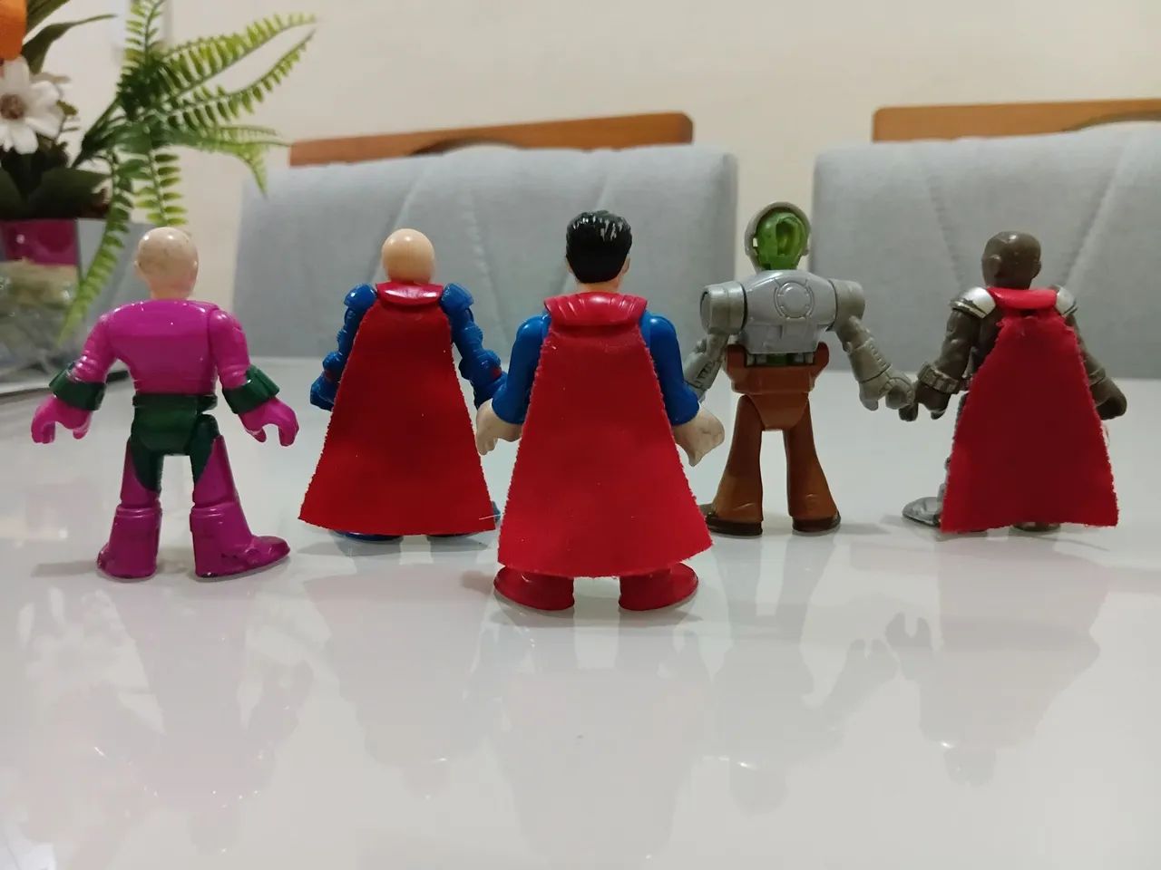 lote imaginext super, aço, lex luthor e metallo  - Foto 2