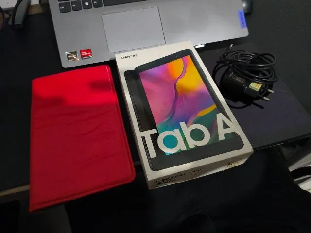 Samsung Galaxy Tab A T290 funcionando perfeitamente! Com carregador, caixa e capa
