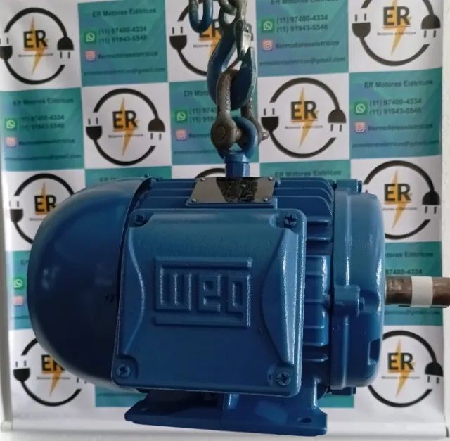 Motor WEG trifásico 7,5cv 4 polos com garantia  - Foto 3