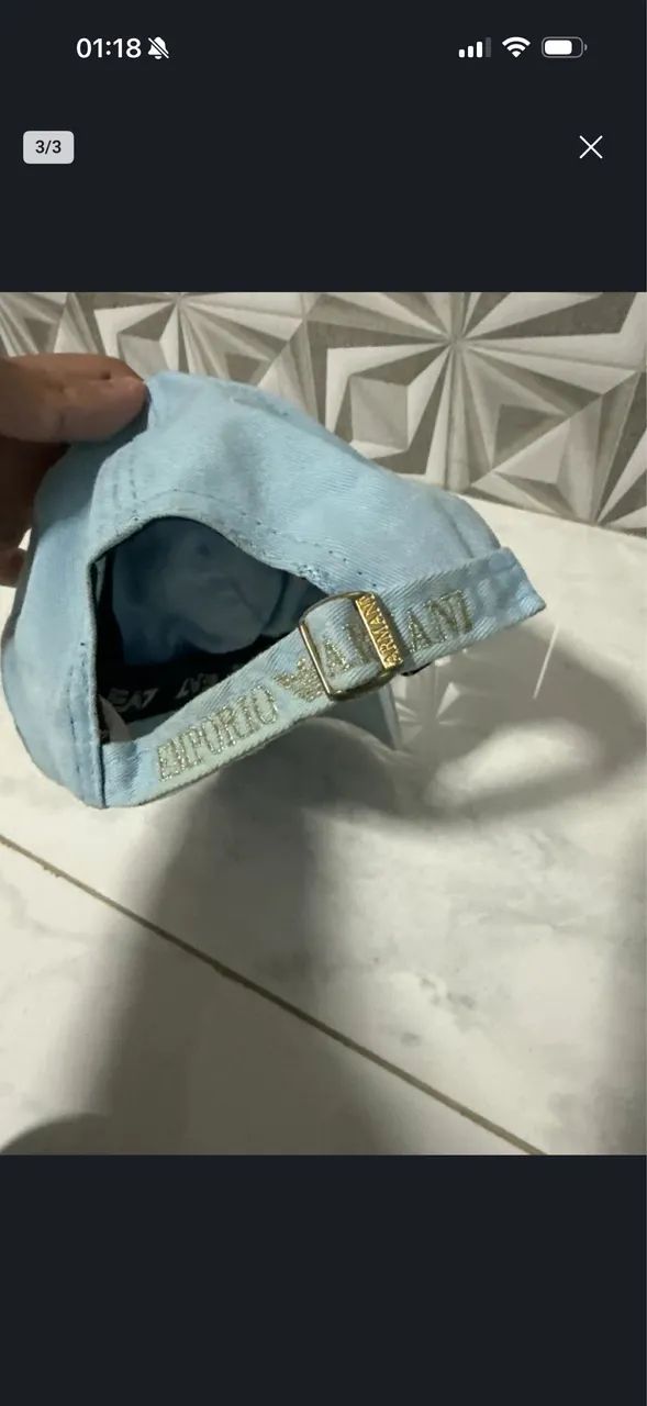 Boné azul 