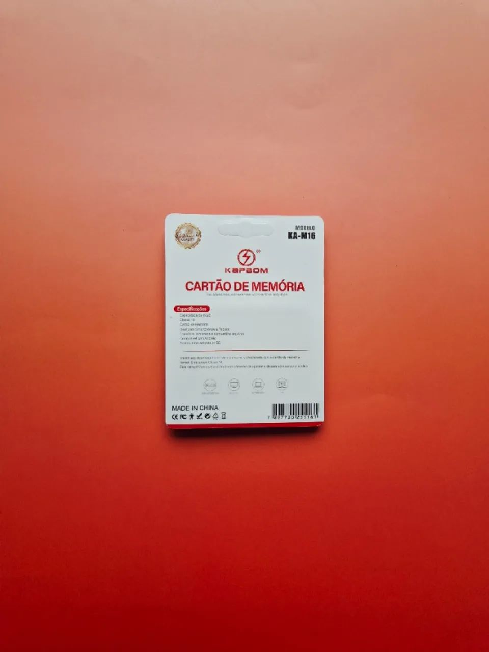 Cartão de Memória KapBom 16GB com Adaptador - Novo e Lacrado! - Foto 2
