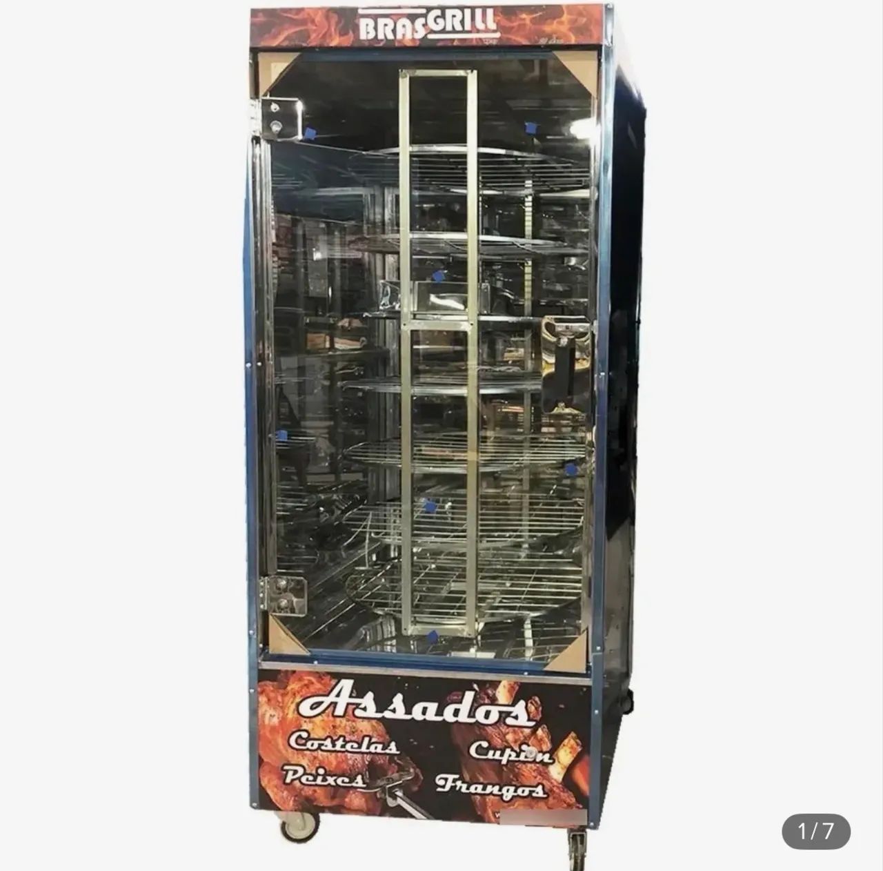 Máquina de assar 64 frangos