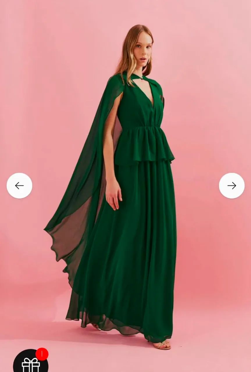 Vestido longo Verde  - Foto 3