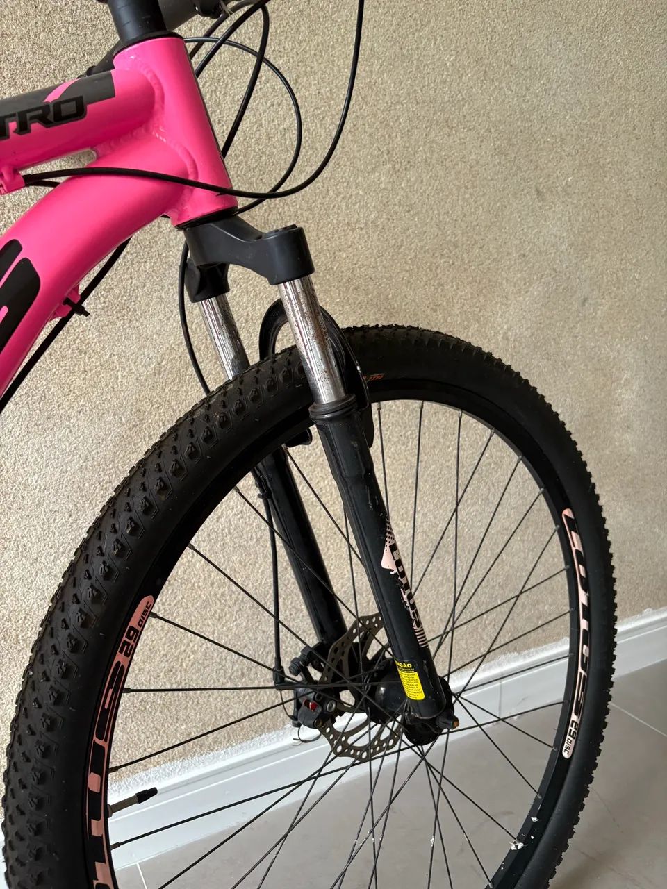 Bicicleta Cairu Lotus Nitro Aro 29 - cor Rosa - Foto 2