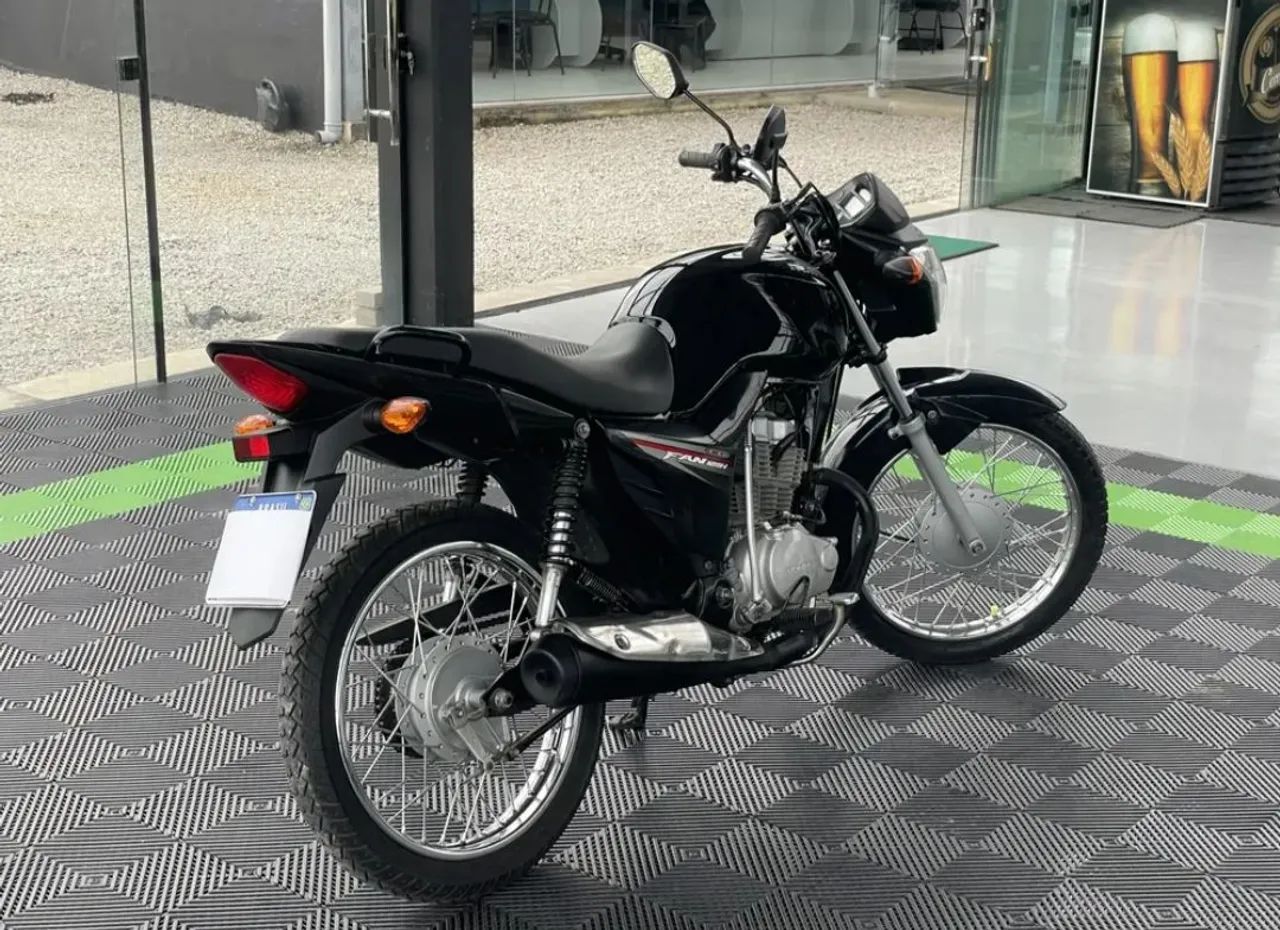 Honda CG 125I Fan - 2017 - Preta - Foto 5