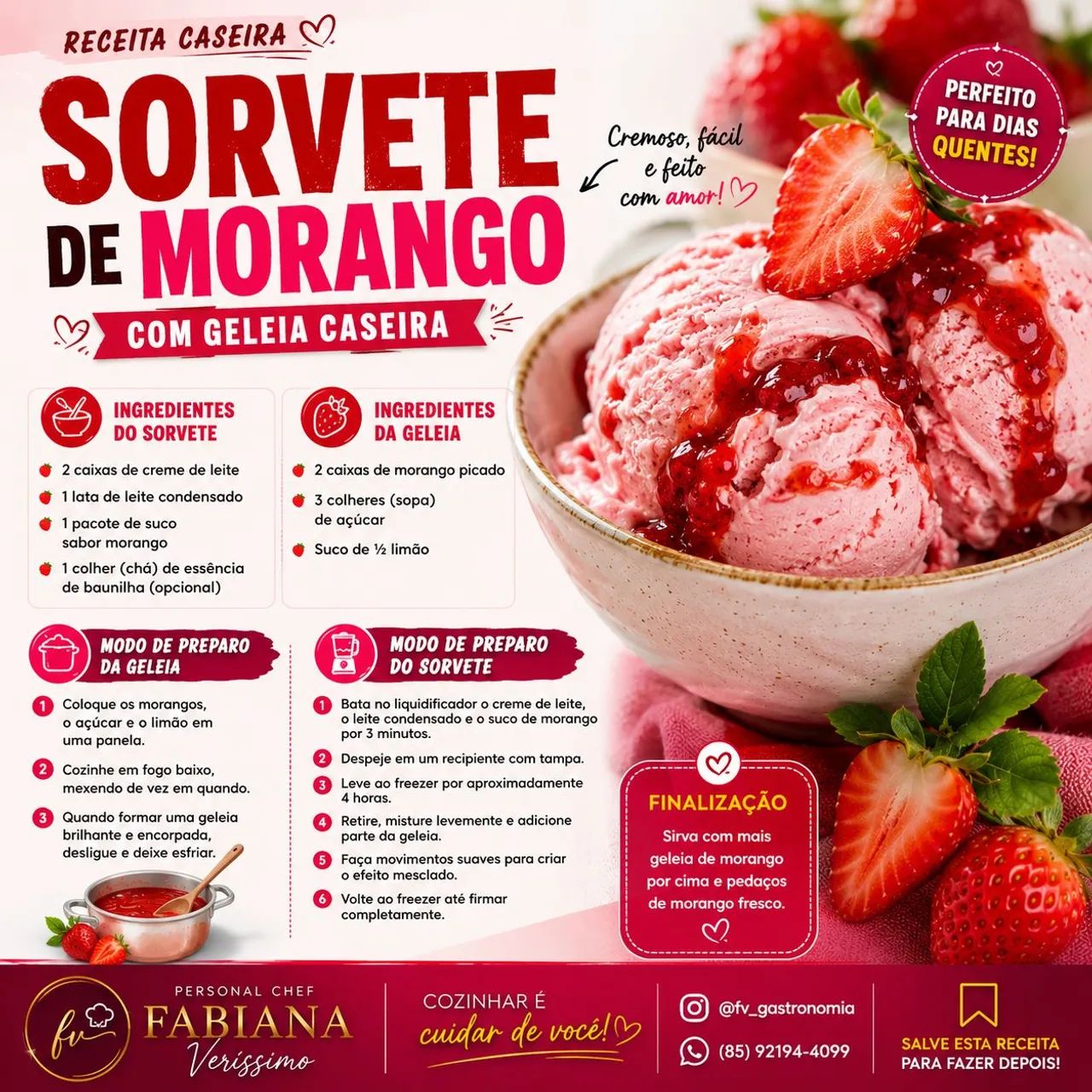 Sorvetes fv_gastronomia eventos e festas encomendas  - Foto 2