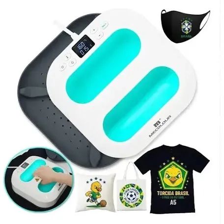 Máquina de sublimar camisa portátil 