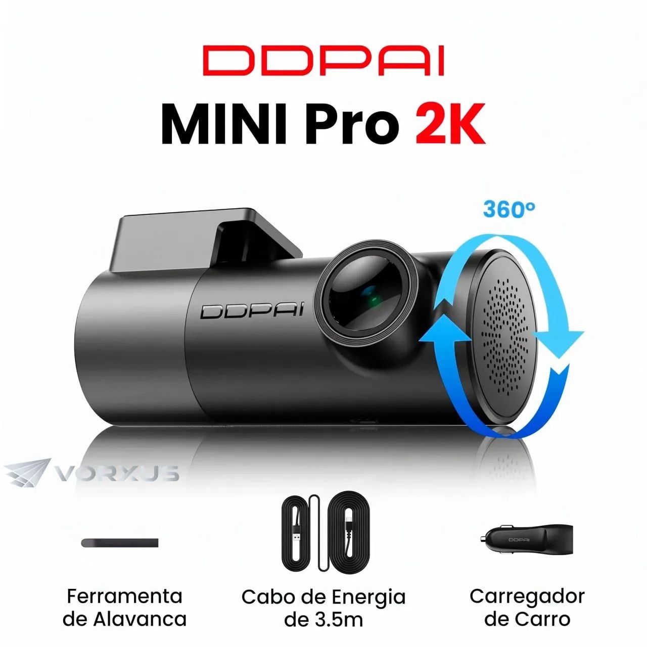 Câmera Veicular DDPai Mini Pro 2K  ? Nova com Garantia 