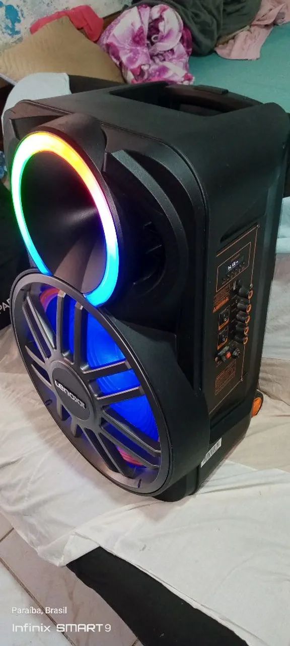 Caixa de som Bluetooth fone de 15"
